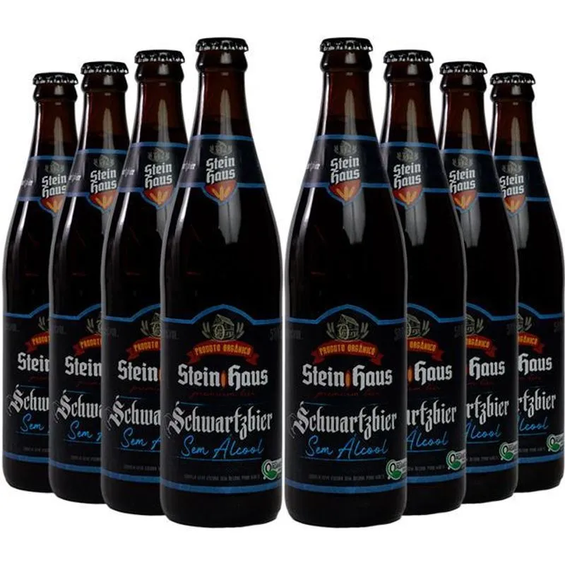 Cerveja Sem Álcool Schwartzbier - Garrafa 500ml - 08 Un