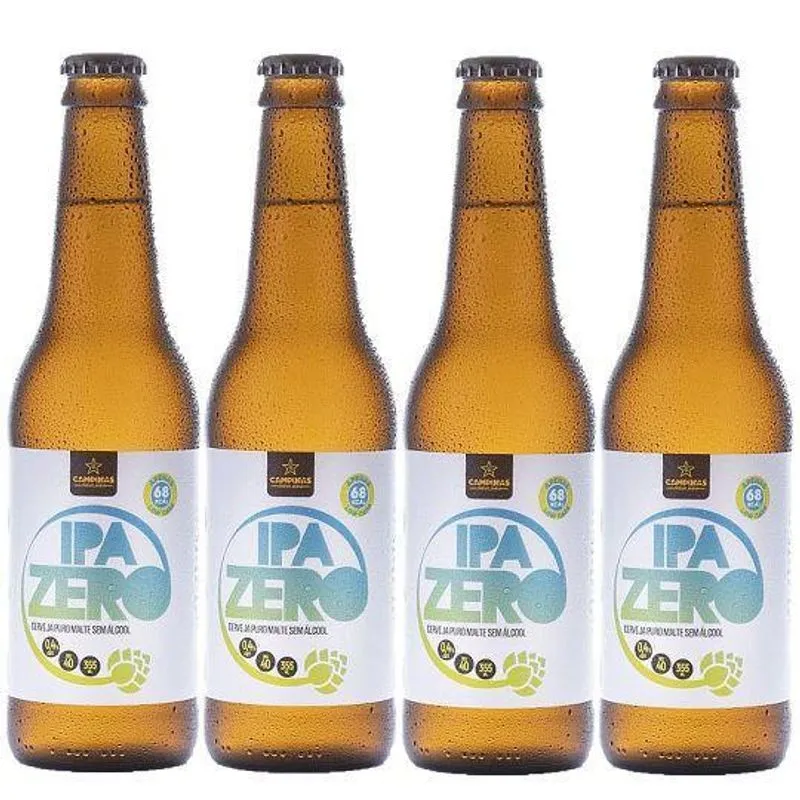 Cerveja Sem Álcool Ipa Campinas - 355ml - Nacional - 04 Un