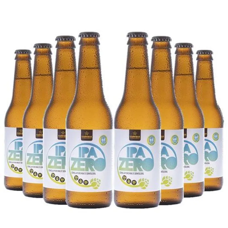 Cerveja Sem Álcool Ipa Campinas - 355ml - Nacional - 08 Un