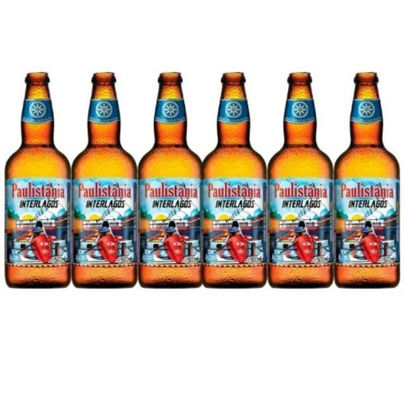 Cerveja Sem Álcool Ipa Paulistânia - 500ml - 06 Un