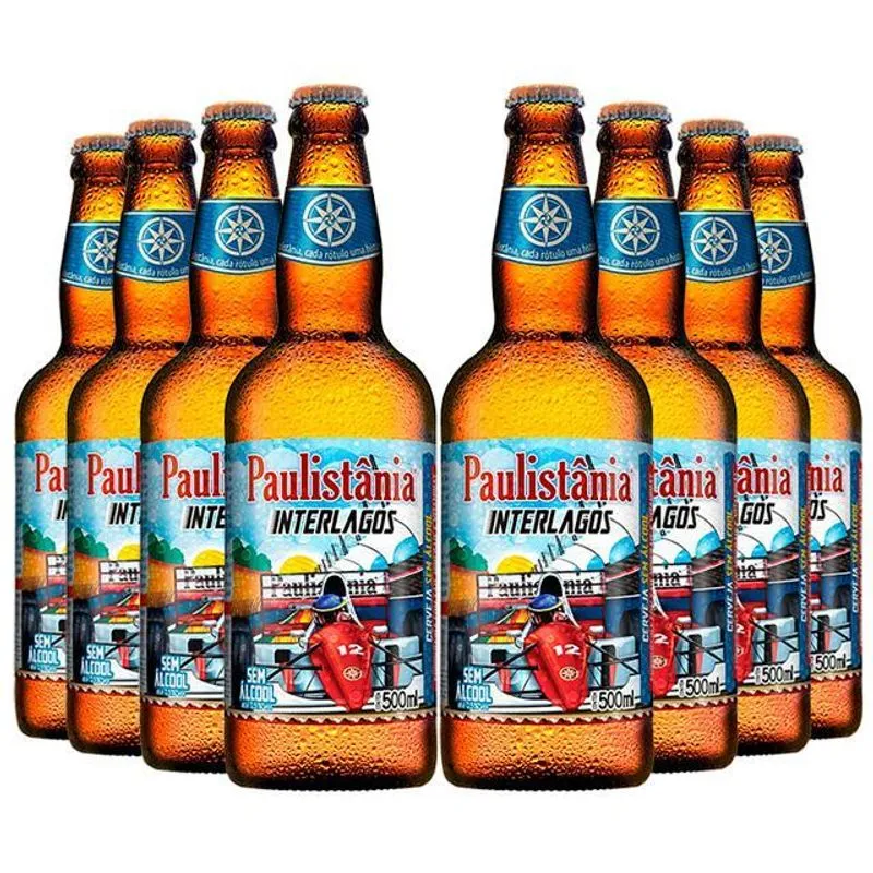 Cerveja Sem Álcool Ipa Paulistânia - 500ml - 08 Un