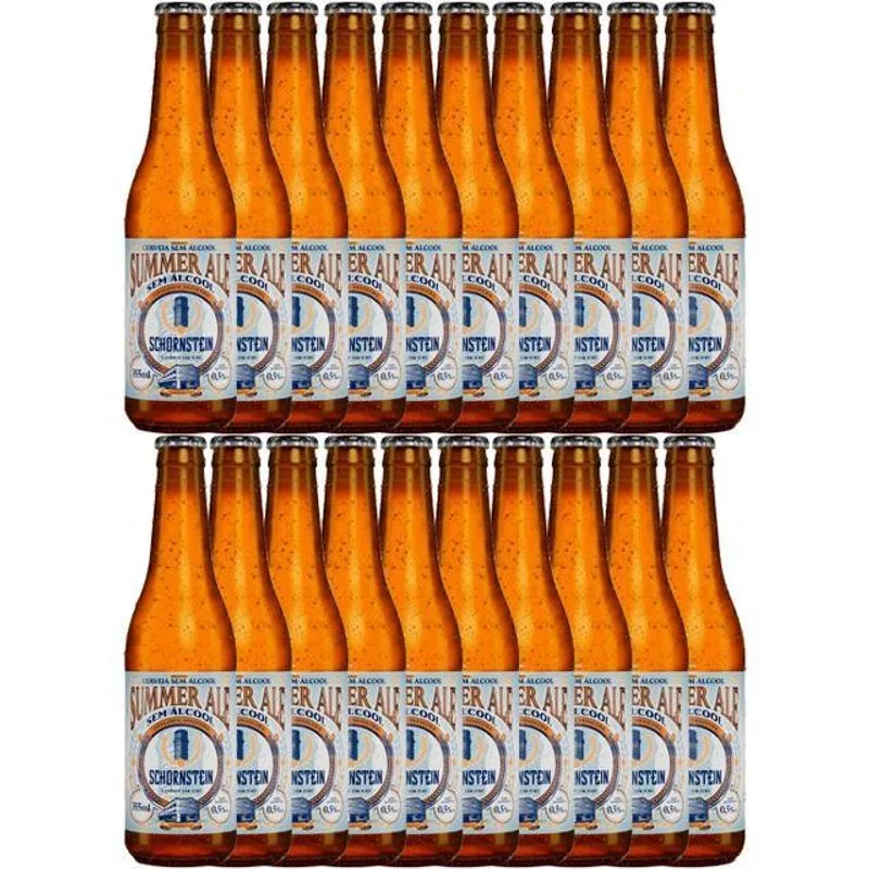 Cerveja Sem Álcool Schornstein - Long Neck 350ml - 20 Un