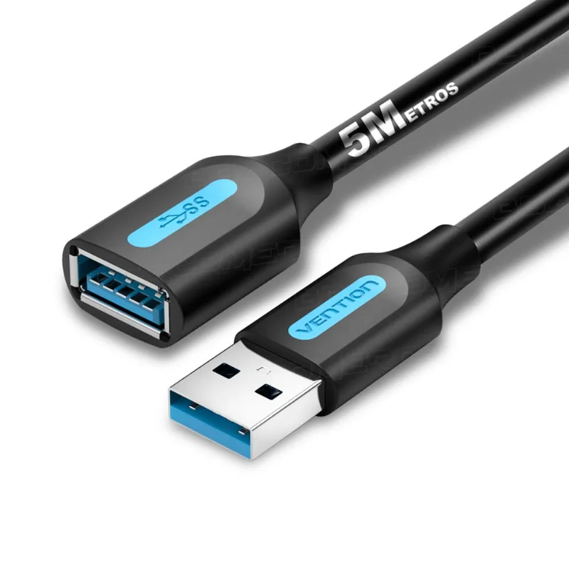 Cabo Extensor Usb Macho x Femea 3.0 5gbps Controle Ps4 5m
