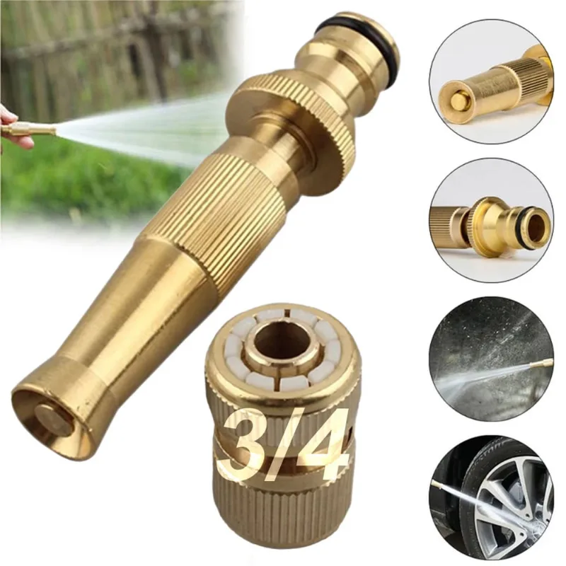 Bico Alta Pressao Mangueira de 3/4'' 3 Em 1 Com Conector