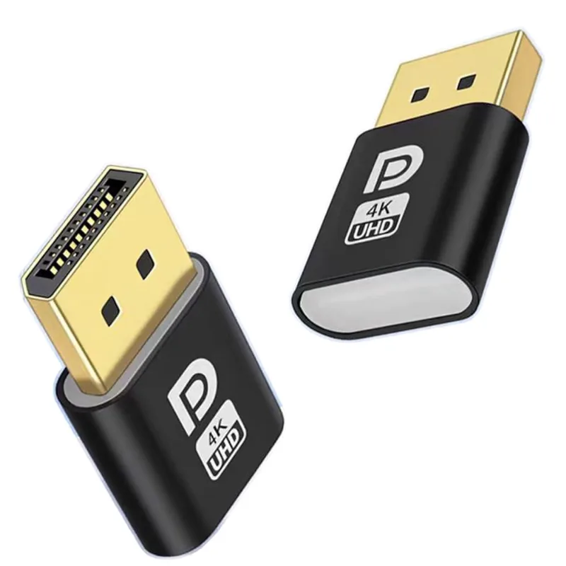 Adaptador Displayport Dummy Plug Emulador Monitor Virtual 4k