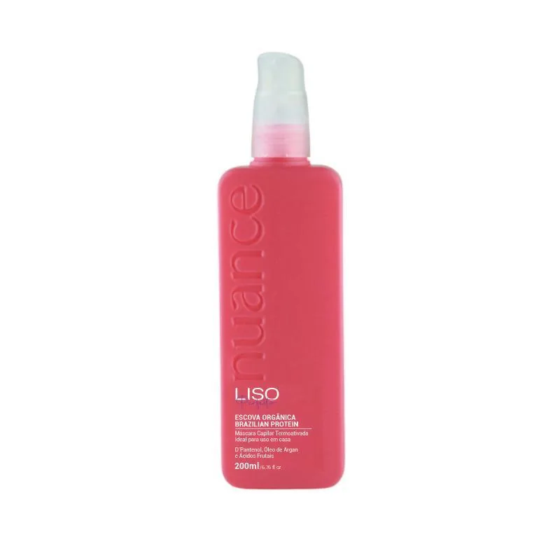 Liso Perfeito Escova Progressiva Orgânica 200 Ml - Nuance
