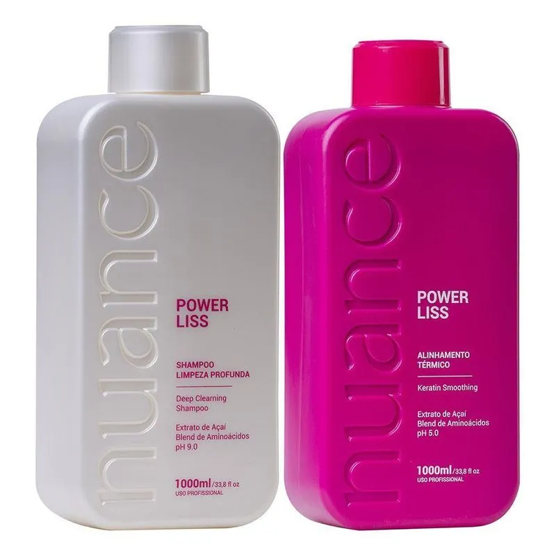 Kit Progressiva Power Liss 1 Litro Nuance Professional