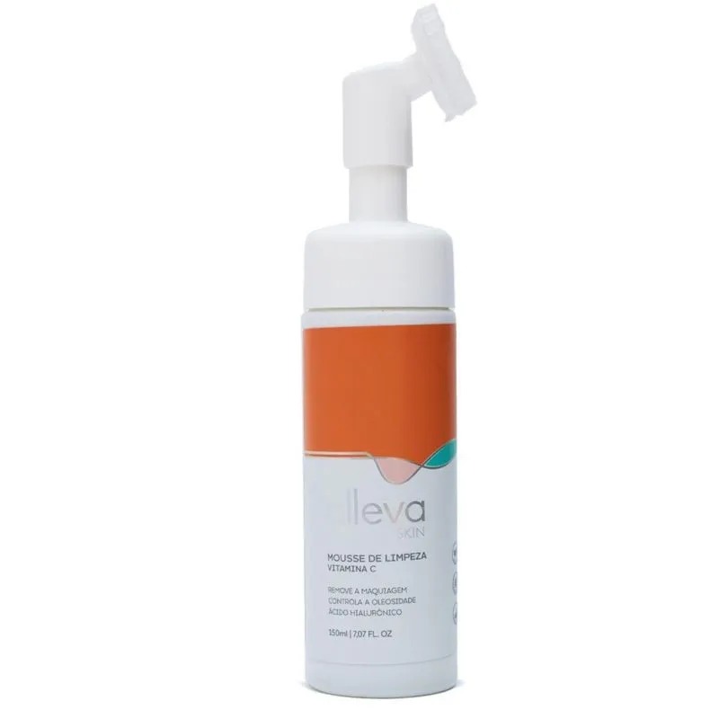 Mousse De Limpeza Facial Micelar 150ml Alleva - Vitamina C