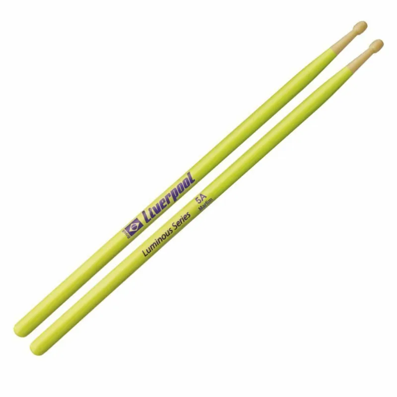 Baqueta Liverpool Luminous 5A Amarela - mc 5AMA