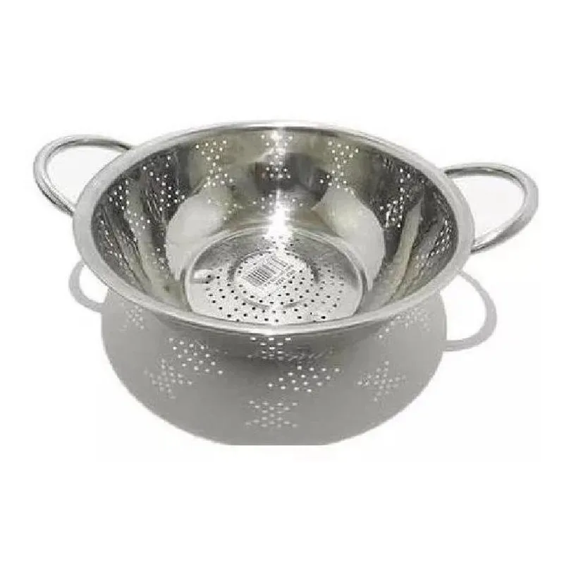 Escorredor De Macarrão Inox 24Cm