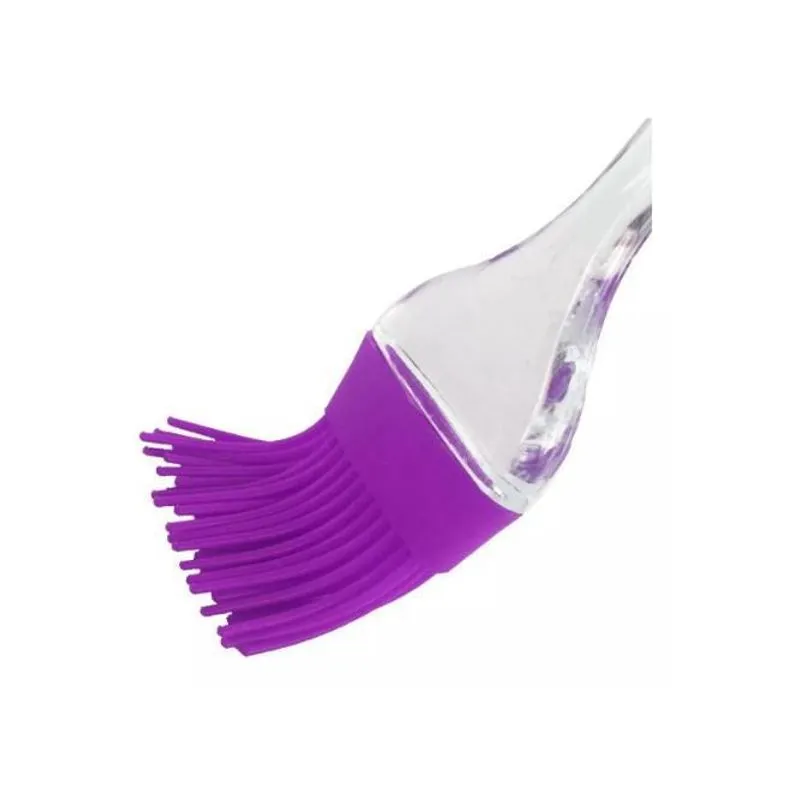 Pincel Culinário Acrílico E Silicone -roxo