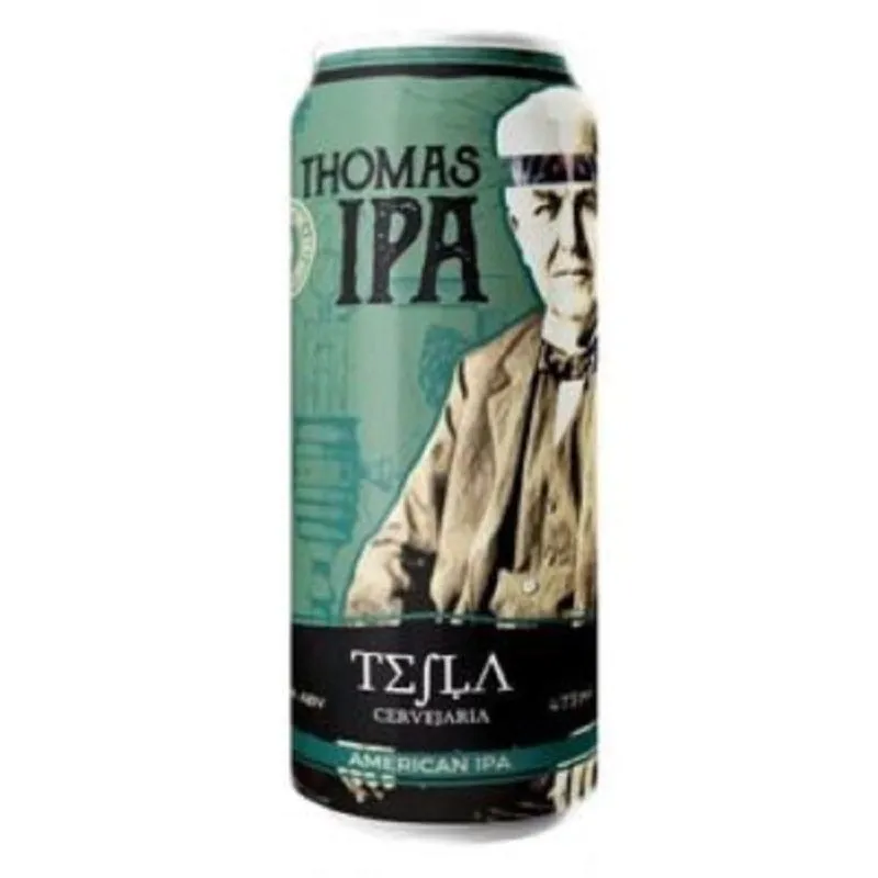 Cerveja Tesla Thomas Ipa Lata 473 ml