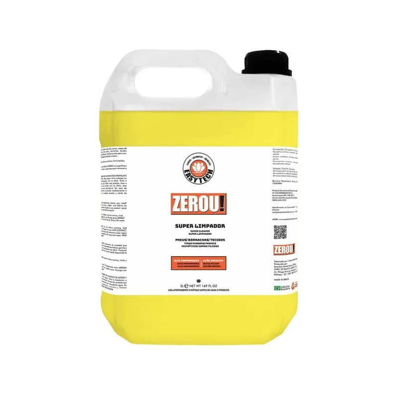 Super Limpador De Alta Performance Zerou 5l Easytech
