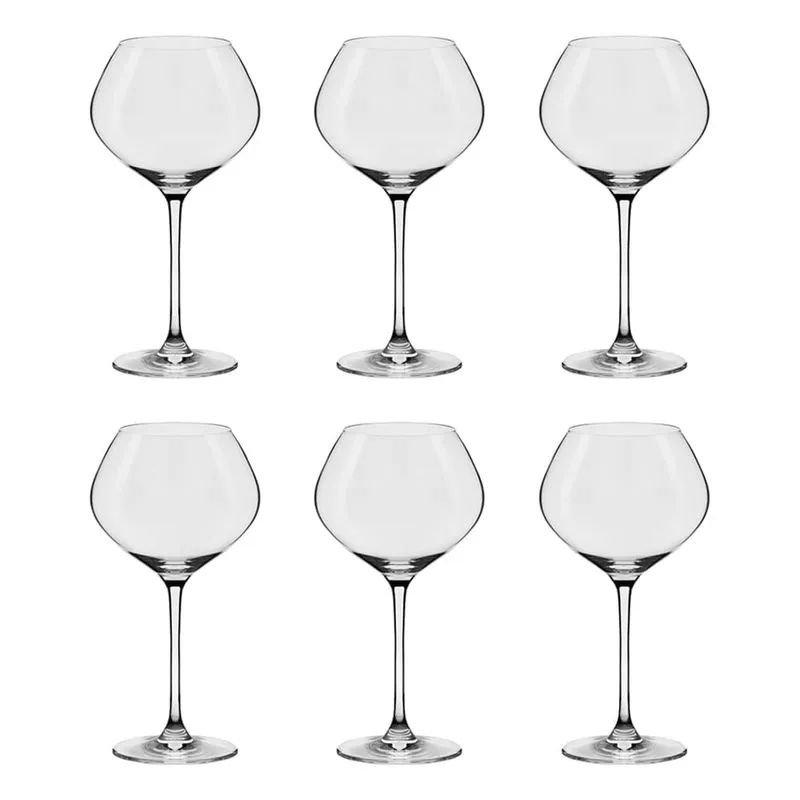 Jogo de 6 Taças de Cristal Bourgogne 720 Ml Forever Classic