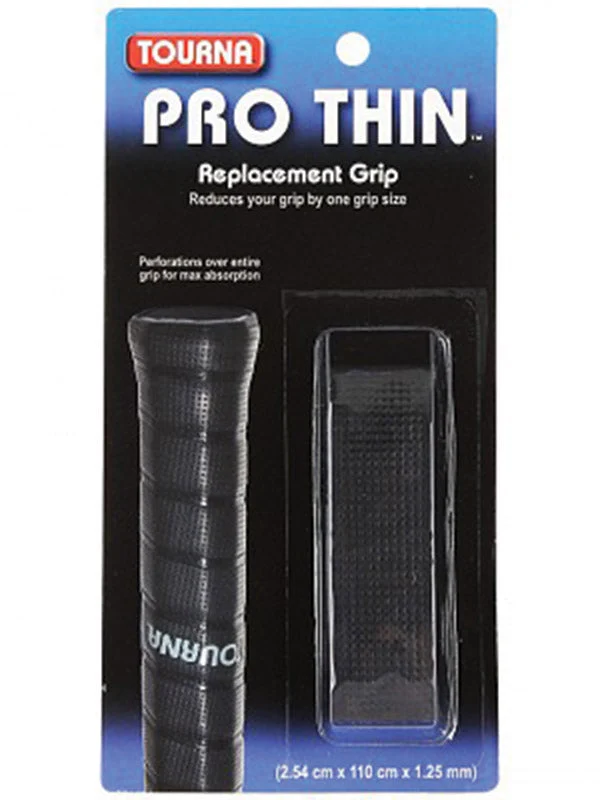 Tourna Pro Thin Grip (1x) Black / One Size Fits Most