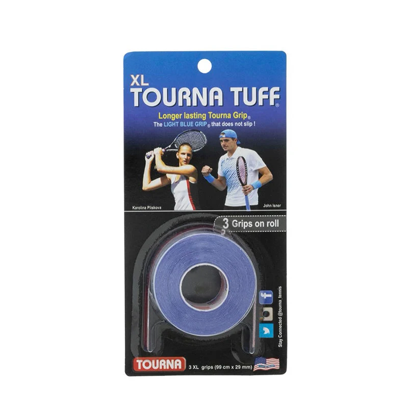 Tourna Tuff XL Overgrip (3x) Blue-Light / One Size Fits Most