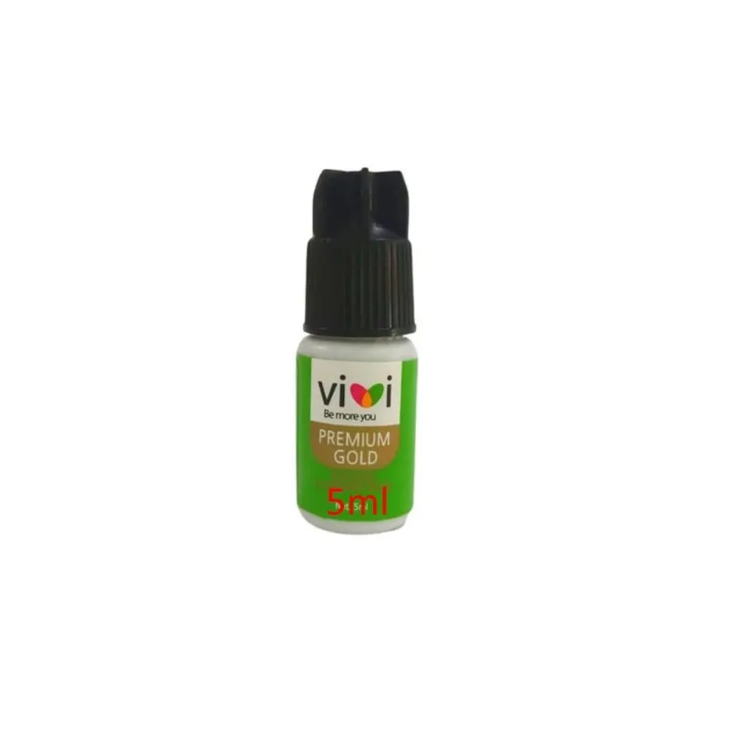 Cola De Alongamento De Cilios Vivi Premium Gold