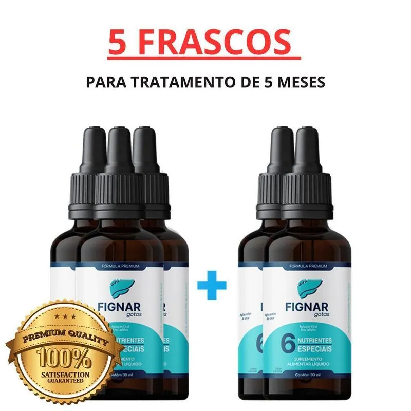 Tratamento Fignar Para Fígado E Esteatose Hepática - 30ml
