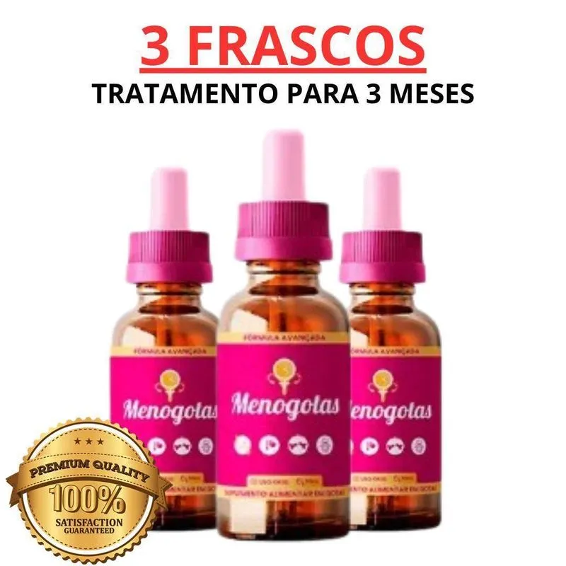 Menogotas 20ml - Tratamento Menopausa
