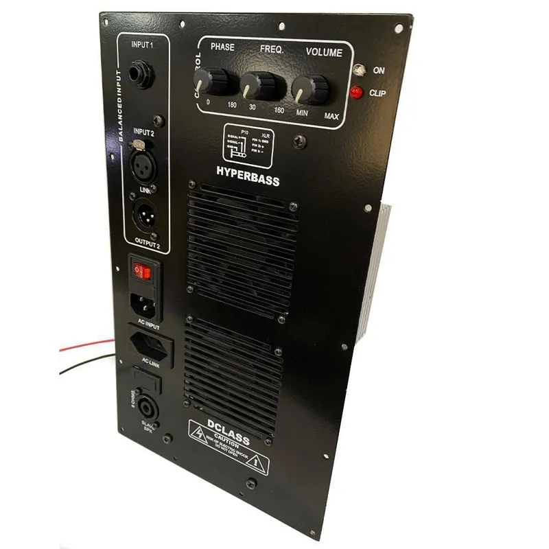Amplificador Ativador Para Caixas Sub Graves 1500 Watts Rms