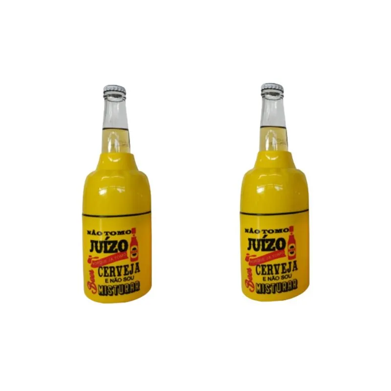 Kit 2 Porta Cerveja Long Neck/ Lata Não Tomo Juizo