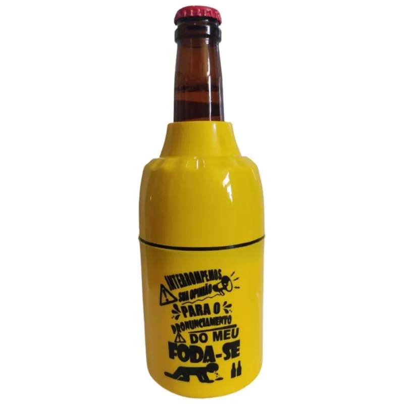 Kit 2 Porta Cerveja Long Neck/ Lata Sua Opinião