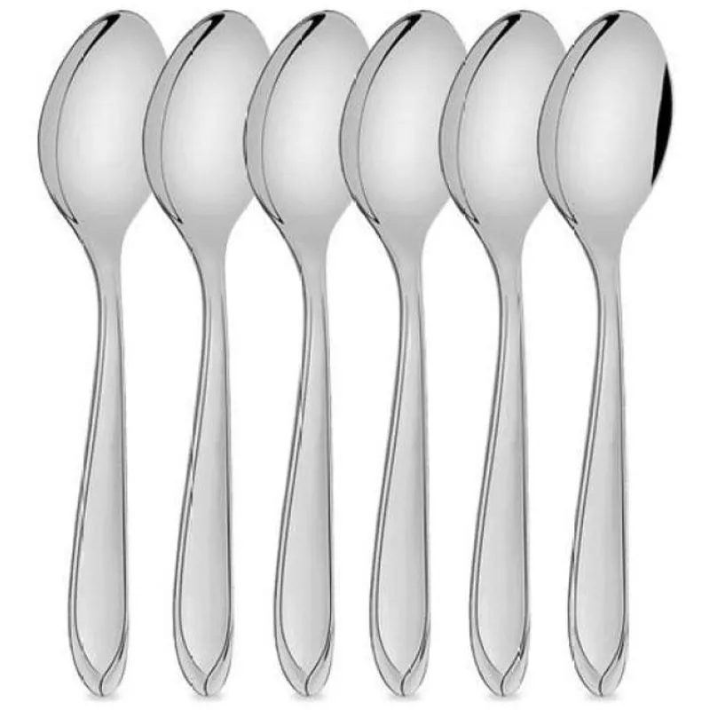 Jogo 12 Colheres Sobremesa Kit Colher Inox Tramontina Laguna