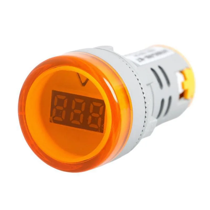 Voltimetro Ac Digital Redondo Quadro 60450v Amarelo
