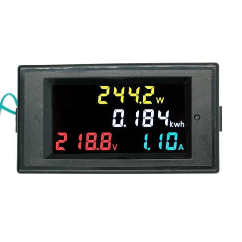 Wattimetro Voltimetro Amperimetro Ac 80300v 100a Colorido