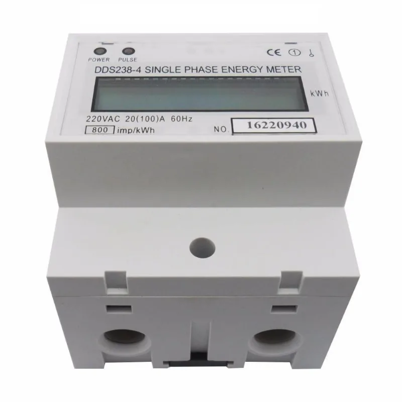 Medidor Consumo Energia Monofasico 220v 100a Wattimetro Ac
