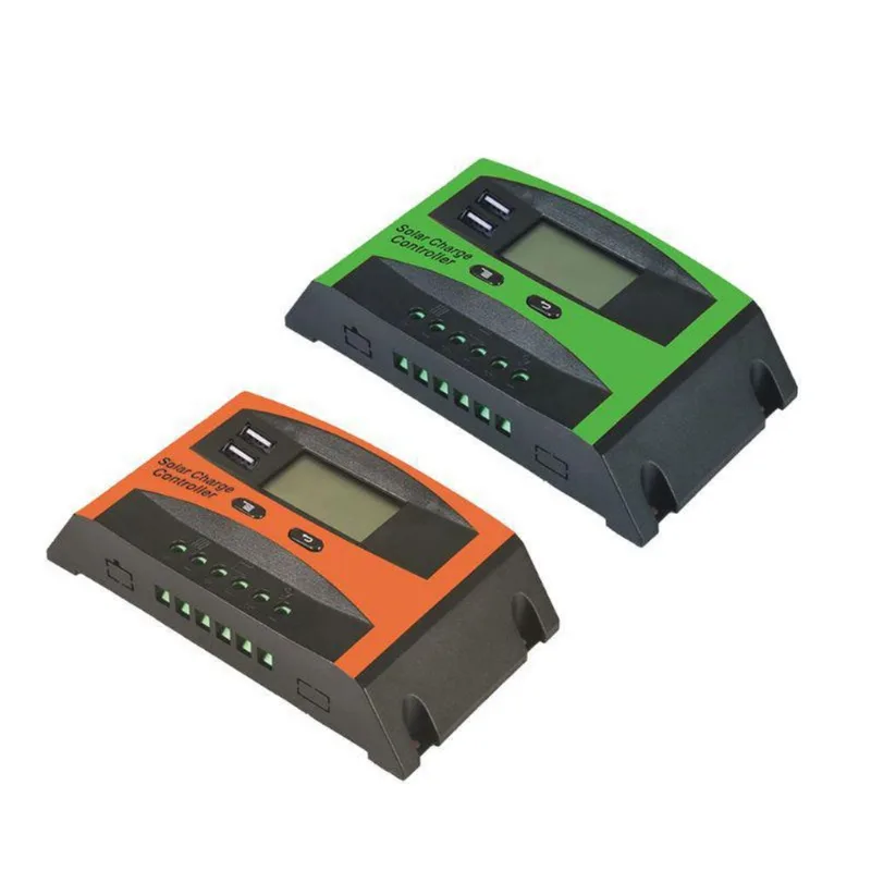 Controlador De Carga Solar 30a Pwm 12v/24v Com Usb