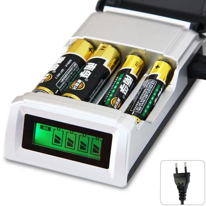 Carregador Pilha Palo Pl-nc05 + 4 Palo Aa 3000 Mah
