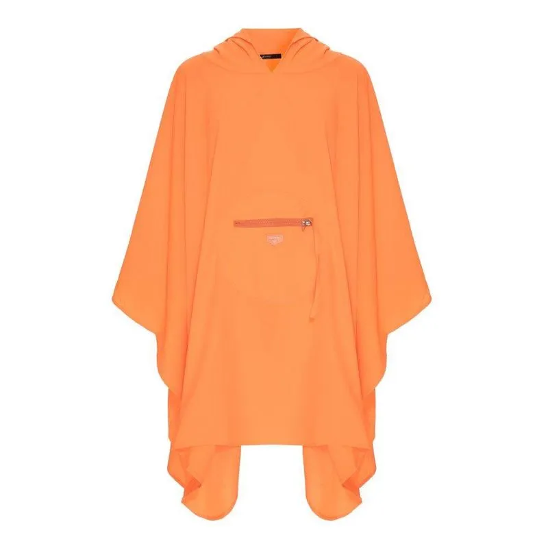 Capa De Chuva Humano - Laranja Neon - U