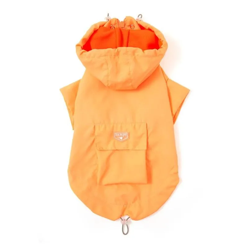 Capa De Chuva Pet - Laranja Neon - Gg