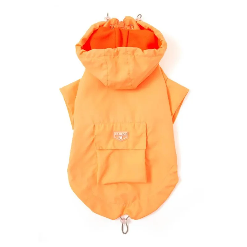 Capa De Chuva Pet - Laranja Neon - 1GG