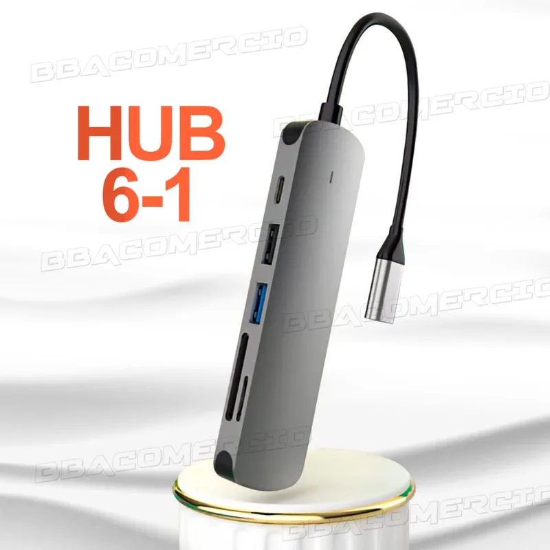 Adaptador Dock Thunderbolt3 Usb C Hdmi Macbook Airpro M1 6x1