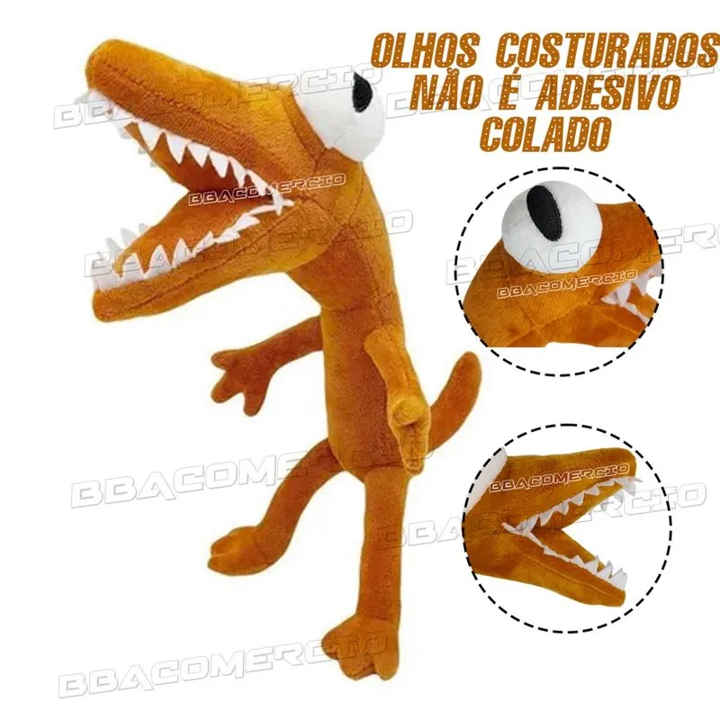 Pelúcia Rainbow Friends Roblox Boneco Lizard Lagarto 30cm