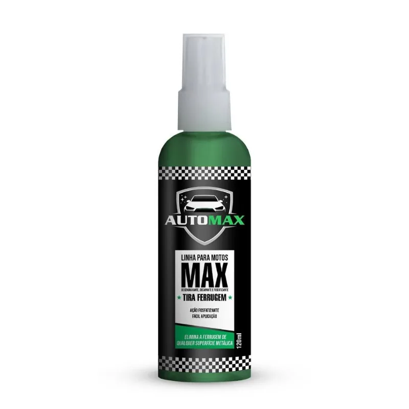 Tira Ferrugem Removedor Ferrugem Motos Carros Automax 120ml