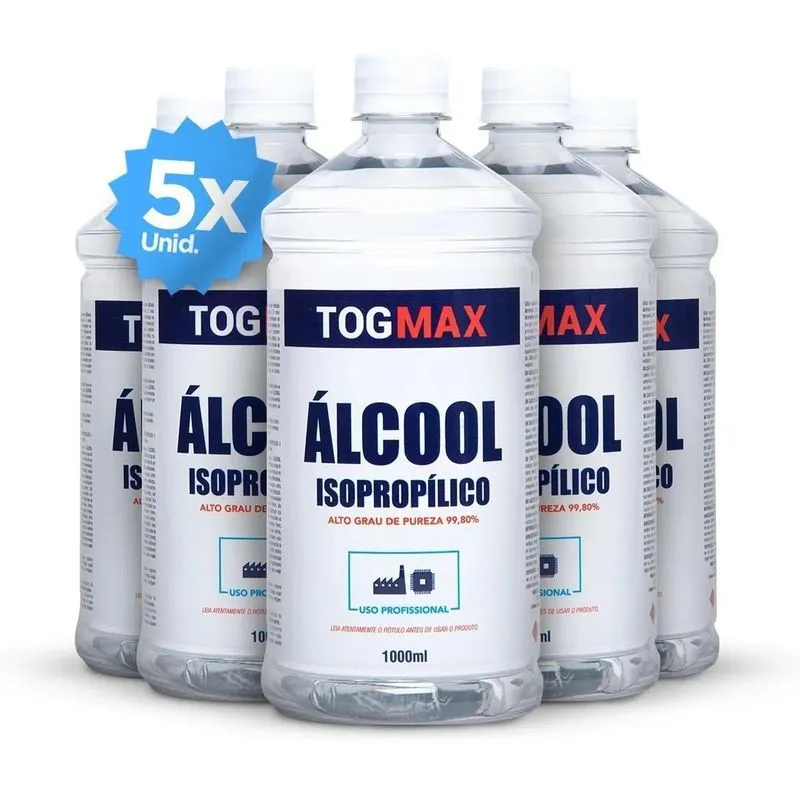 Álcoool Isopropilico 99,8% 5 Lt Limpeza Placa E Eletrônico