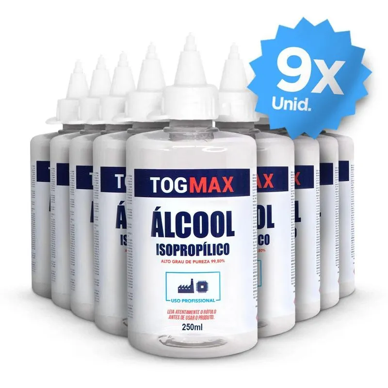 Álcoool Isopropilico 99,8% 2 L Limpeza De Placa E Eletrônico