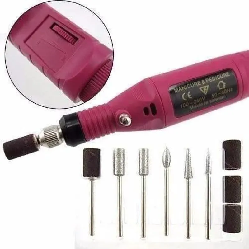 Lixadeira Unha Lixa Elétrica Profissional Bloco Motor Bivolt