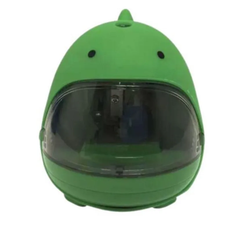 Apontador Elétrico Lápis De Mesa Dino Verde Lápis Kaz Usb