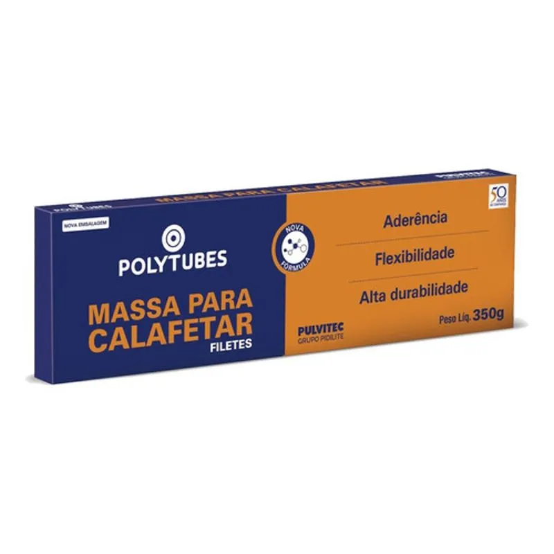 Massa Para Calafetar Caixa Com Filetes Macarrão 350g