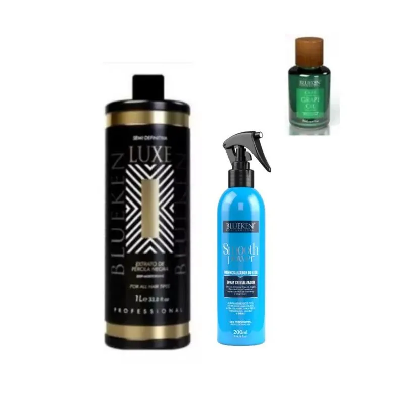 Progressiva Para Cabelo Cacheado +potencializador Smooth+oil