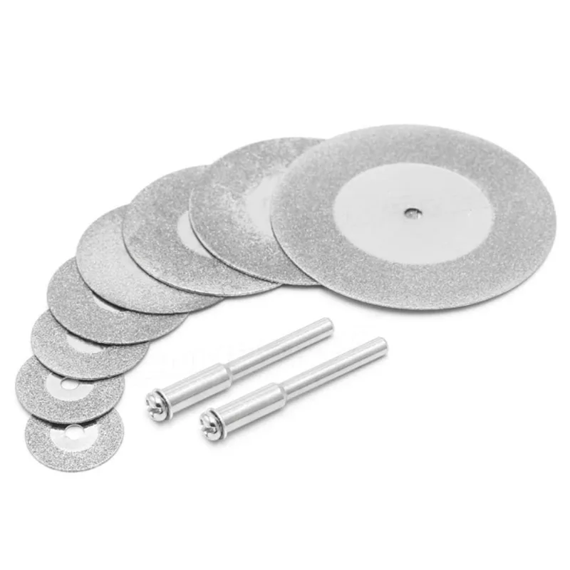Kit Jogo 10 Mini Discos Corte Diamantado Micro Retifica