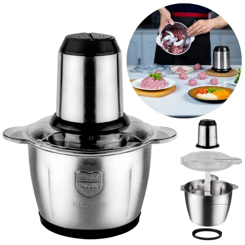 Processador Triturador Grãos Carne E Alimentos 2l 220v