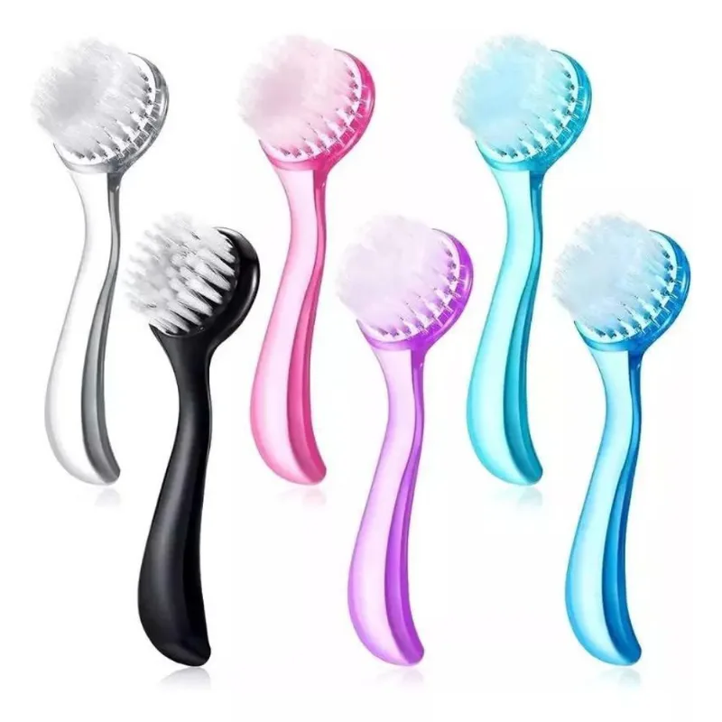 Kit 5 Escovas Para Manicure Limpa E Tira Pó Das Unhas Em Gel