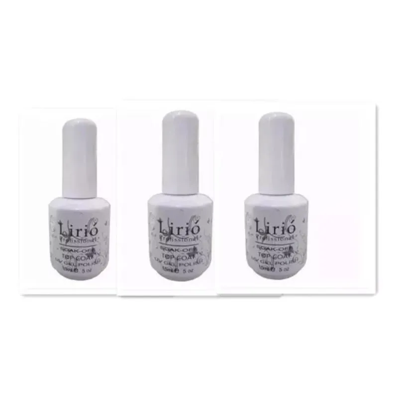 Kit 3 Ultra Top Coat / Selante Lirio 15 Ml Com