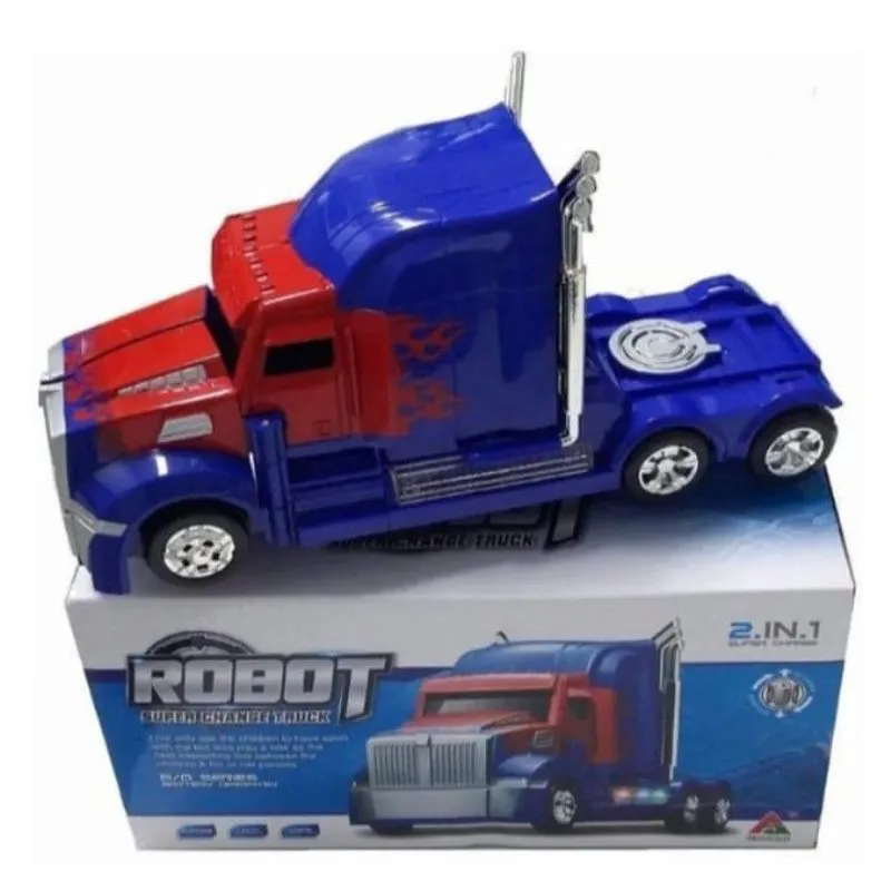 Caminhão Robot Super Change Transforma Em Robô