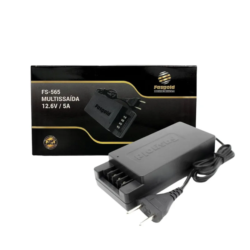 Fonte 12.6V/5A-MULTISSAIDA - top gold